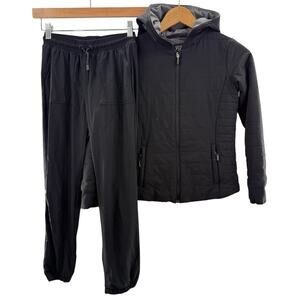 Athleta Girl Lightweight Joggers and Mid Weight Lined Full Zip Jacket 10-12